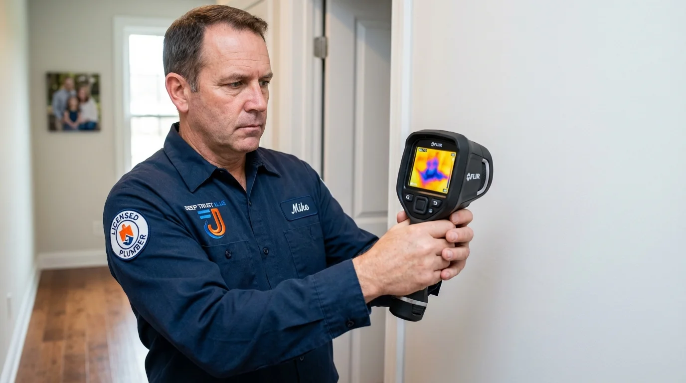 Thermal imaging leak detection by Johns Plumbing LLC in Homer
